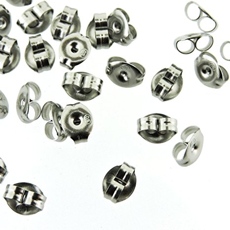 Surgical Steel Earring Backs (Earnuts) (144) 38171