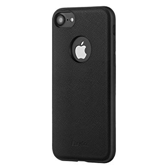 [Support Wireless Charging] Easyacc iPhone 7 / iPhone 8 tective Case with Embedded Manganese Steel Plate Perfectly-Fit Bumper Case for iPhone 7 / iPhone 8 - Black