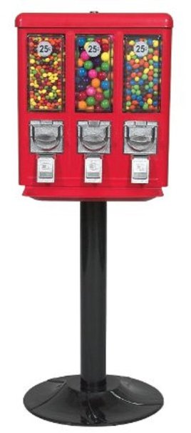 Triple Vend Candy & Gumball Vending Machine