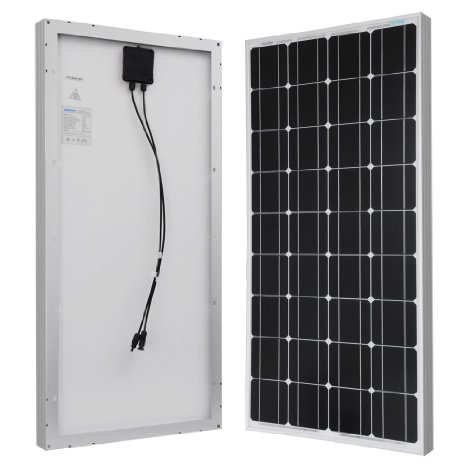 Renogy 100 Watts 12 Volts Monocrystalline Solar Panel