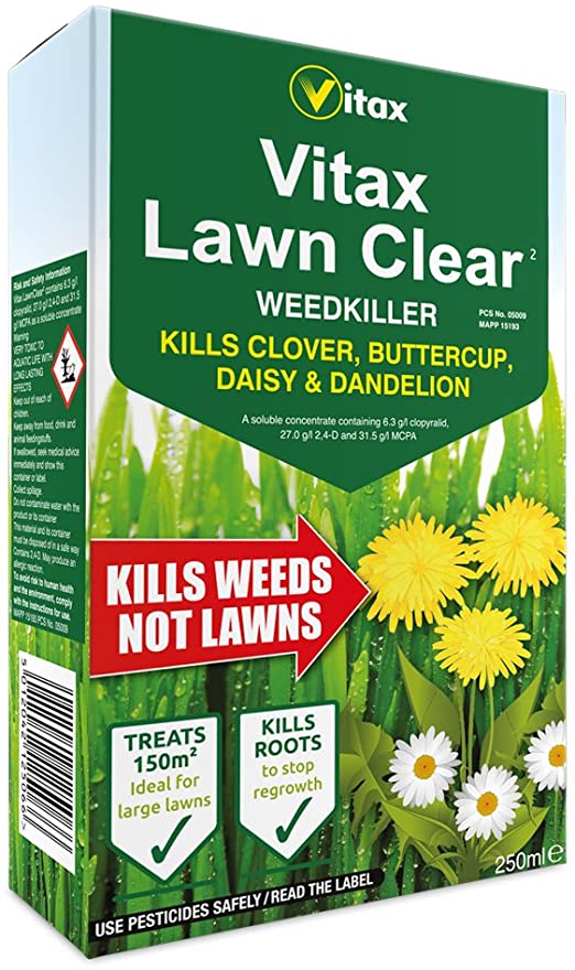 Vitax 250ml Vitax Lawn Clear Lawn Weedkiller