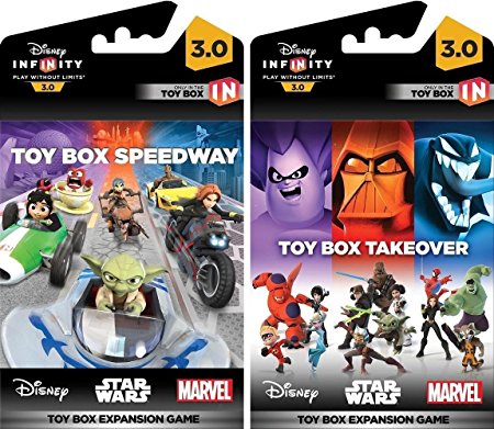 Disney Infinity 3.0 Edition: Toy Box Takeover and Toy Box Speedway Game Expansion Bundle - Not Machine Specific