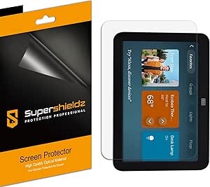 Supershieldz (3 Pack) Designed for Echo Show 8 (3rd Generation, 2023 Released) Screen Protector, High Definition Clear Shield (PET)