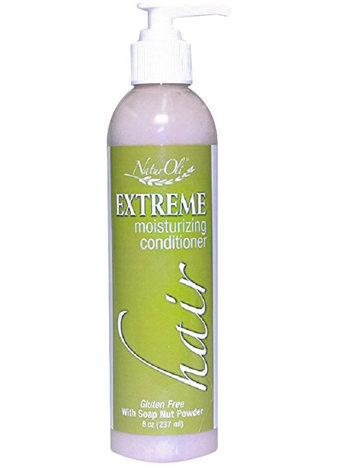 NaturOli Extreme Hair Moisturizing Conditioner with USDA Certified Organic Soap Berry Powder! Gluten Free.