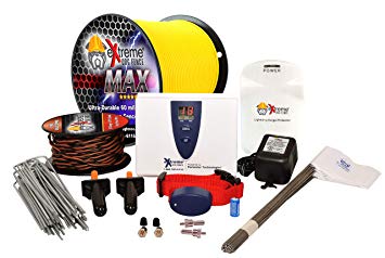 Extreme Dog Fence Max Grade Ultimate Performance Electric Dog Fence System with Max Duty 14 Gauge Wire with 60 Mil Thick Polyethylene Jacket