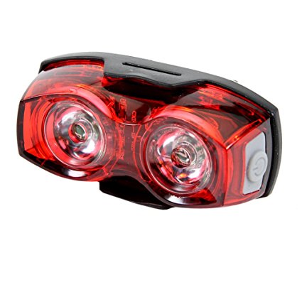 Sportsun Safety Zone Tail Light, Rear Tail Bike Light with 2 LED and 3 Light Mode