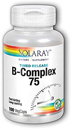 B-Complex 75 Time Release Solaray 100 Caps