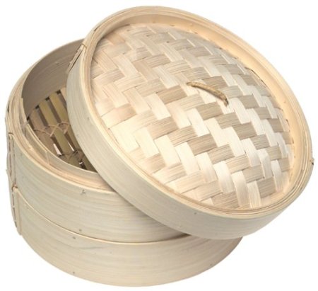 Norpro Deluxe 3-Piece Bamboo Steamer Set