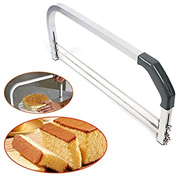 Gooday  Adjustable Large 3 Blades Cake Cutter Interlayer Cake Slicer Leveler Household Cake Tools Baking and Pastry Tools