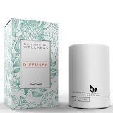 The Essential Wellness 300ml Oil Diffuser and Cool Mist Ultrasonic Humidifier with 4 Timer Settings and 7 Color Light Changes