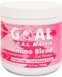 GOAL - GOAL MATRIX Amino Acids Complex Powder for Women - L-Glycine L-Ornithine L-Arginine L-Lysine Combination Anti-Aging Blend - Best NO2 Supplement Formula - Nitric Oxide Boosters - Fruit Punch 360 Grams