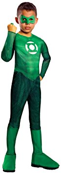 Green Lantern Child's Hal Jordan Costume - One Color - Small