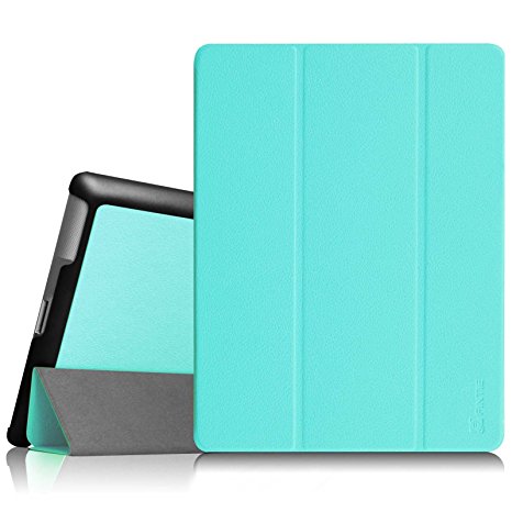 Fintie iPad 2/3/4 Case - Ultra Slim Tri-Fold Smart Cover Lightweight Stand Case Supports Auto Wake/Sleep for iPad 4th Generation with Retina Display, iPad 3 & iPad 2 - Blue