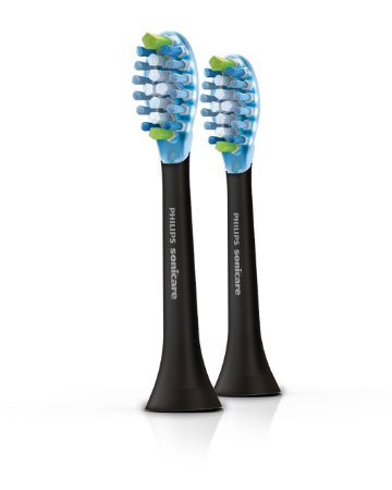 Philips Sonicare Hx9042/94 Adaptive Clean Brush Head, Black, 2 Count