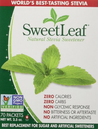 Wisdom Natural Brands - SweetLeaf Stevia Sweetener 70 packets 2.5oz(Pack of 2)