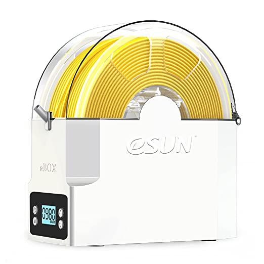 eSUN eBOX Dryer Box for 3D Printer Filament, Dehydrator of Filament Storage Box, Keep Filament Dry and Measure Filament Weight, Filament Spool Holder, Compatible with 1.75mm, 2.85mm, 3.00mm Filament