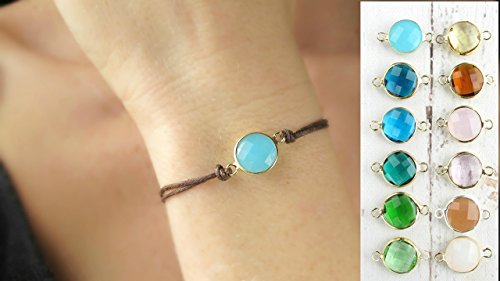Simple Gemstone Jewelry, Dainty Gemstone Bracelets, Minimalist Gift for Her, Minimalist Mother's Day Gift, Delicate Gemstone Bracelets,