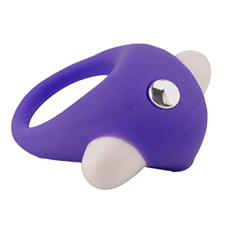 Tracy's Dog Sex Toy Penis Ring Vibrating Cock Ring Adult Toy for Couples (purple)