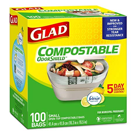 Glad® Compostable Garbage Bags, 100-pk