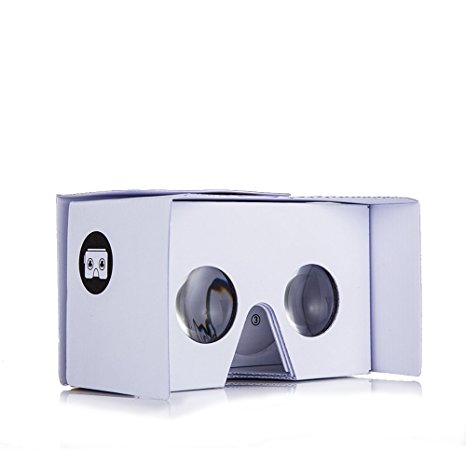v2.0 I AM CARDBOARD® VR CARDBOARD KIT - Inspired by Google Cardboard v2 (White)