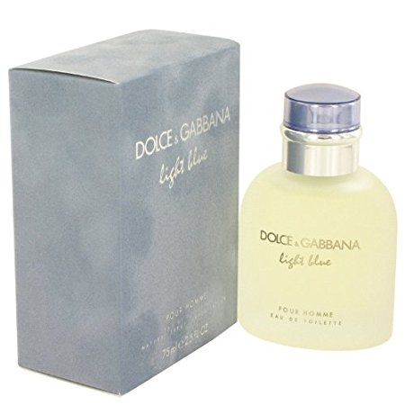 Dolcé & Gabbaná Líght Blué Cologné For Men 2.5 oz Eau De Toilette Spray   a FREE Head Over Heels 3.4 oz Shower Gel