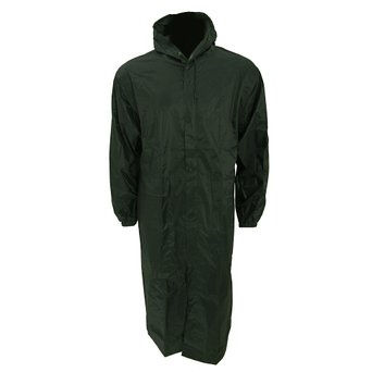 Mens Long Length Waterproof Hooded CoatJacket