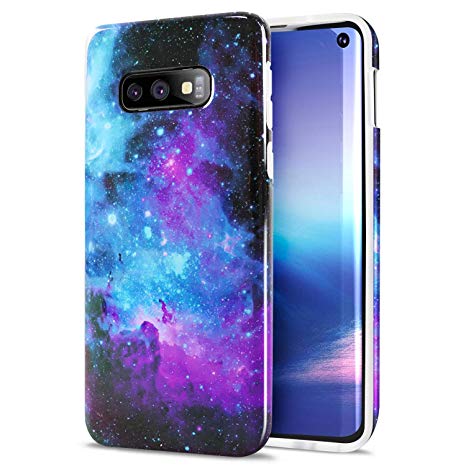 ZUSLAB Flexible TPU Designed for Samsung Galaxy S10e Case Made by Soft Rubber - Purple Space