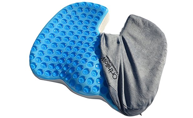 U shaped Seat Cushion. Orthopedic Comfort Foam helps Coccyx, sciatica, Tailbone Support, Lower back pain. Promotes healthy spine posture. Versatile Uses Like patio chair, Maternity, Car, Travel.