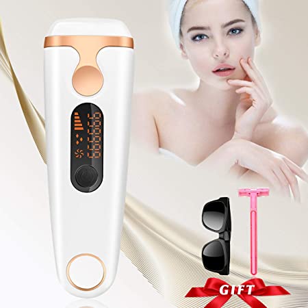 [2020 UPGRADED] IPL Hair Removal for Women and Man-999,999 Flashes Laser Permanent Hair Removal Painless Professional Hair Remover Device for Facial Chin Lip Bikini Hair Treatment Whole Body Home Use
