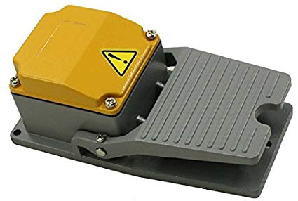Heavy Duty Industrial Foot Switch - Cast Aluminum Foot Switch 15A SPDT Electric Pedal Momentary 5 Year Warranty