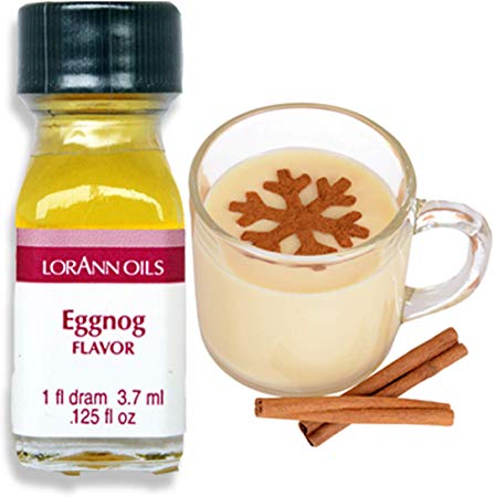LorAnn Super Strength Eggnog Flavor, 1 dram bottle (.0125 fl oz - 3.7ml)