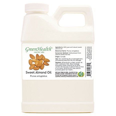 Sweet Almond Oil 100% Pure -16oz