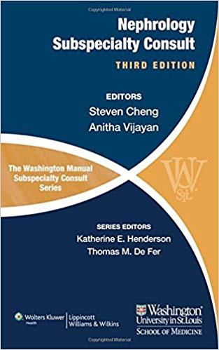 The Washington Manual of Nephrology Subspecialty Consult (The Washington Manual Subspecialty Consult Series)