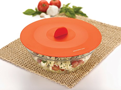 Rachael Ray Accessories 11-1/4-Inch Top This! Suction Lid, Orange