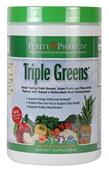 Triple Greens Powder - 364.8g/12.86oz - 30 Servings, from Purity Products