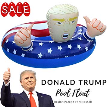 NinoStar Pool Float Donald Trump 42" Best Summer 2017 Fun Inflatable Swimming Floats for Pool Party