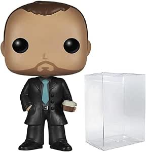 POP Supernatural - Crowley Funko Pop! Vinyl Figure (Bundled with Compatible Pop Box Protector Case) Multicolor 3.75 inches