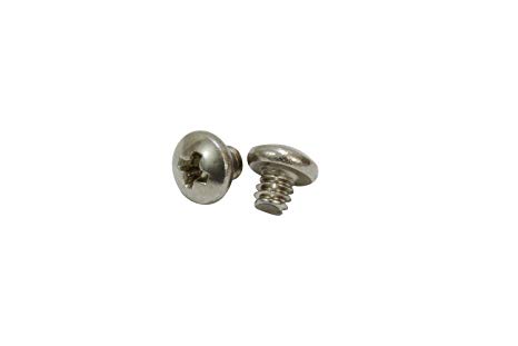 #6-32 X 3/8" Stainless Pan Head Phillips Machine Screw, (100 pc), 18-8 (304) Stainless Steel Screw By Bolt Dropper