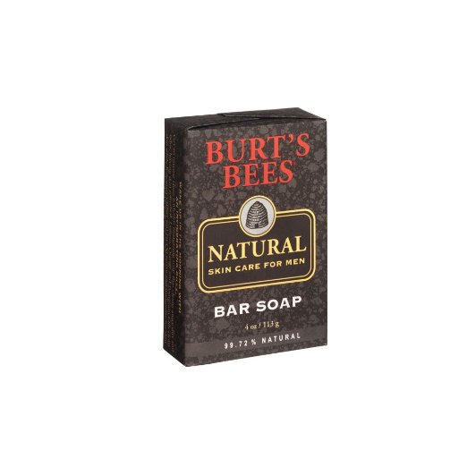 Burt's Bees Natural Skin Care for Men Bar Soap, 4 Ounces, (Pack of 3)