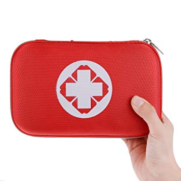Baoke D37 First Aid EVA Bag Compact Hard Shell Case PU Box for Emergency Home Outdoor Travel Camping Activities