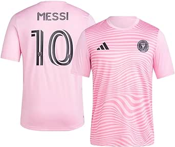 adidas Lionel Messi Inter Miami CF #10 Men's Player Name & Number Performance Shirt, Black