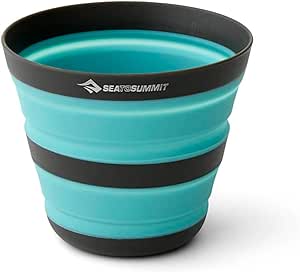 Sea to Summit Frontier Ultralight Collapsible 12 Ounce Camp Cup, Aqua Sea Blue