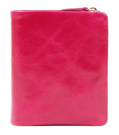 AINIMOER Women's Mini Compact Genuine Leather Trifold Small Wallet with Zipper Pocket