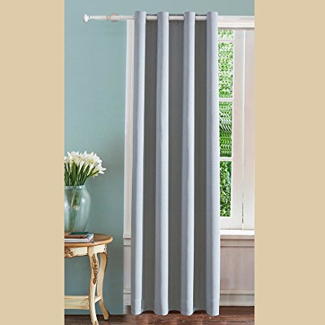 Blackout Window Treatment Curtains,Thermal Insulated Blackout Privacy Grommets Window Curtains for Bedroom Dining Room Living Room(42x84,One Panel)