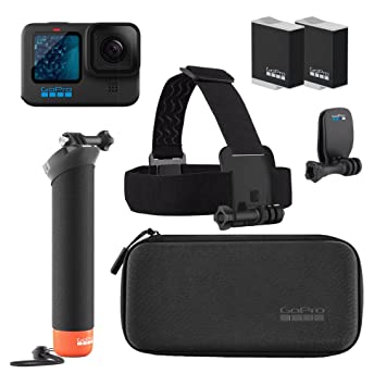 GoPro HERO11 Black Bundle pack - Includes Extra Enduro Battery (2 Total), The Handler (Floating Hand Grip), Headstrap   Quick Clip, and Carrying Case