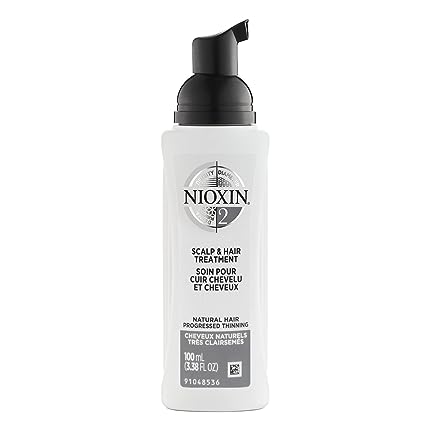 Nioxin System 2 Scalp & Hair Treatment, for Natural Hair with Progressed Thinning 3.4 fl oz