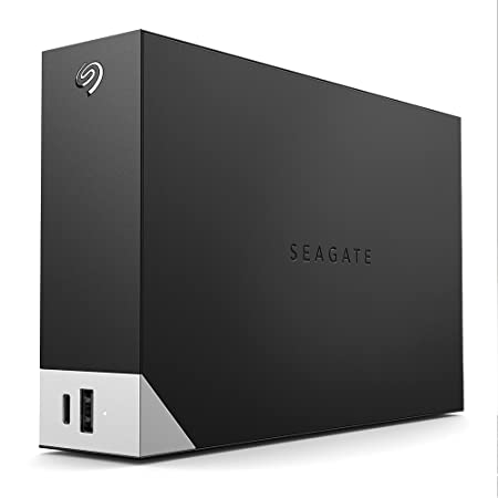 Seagate One Touch Hub 18TB External Hard Drive Desktop HDD USB-C and USB 3.0 Port,4 Months Adobe Creative Cloud Photography Plan (STLC18000400),Black,18 TB