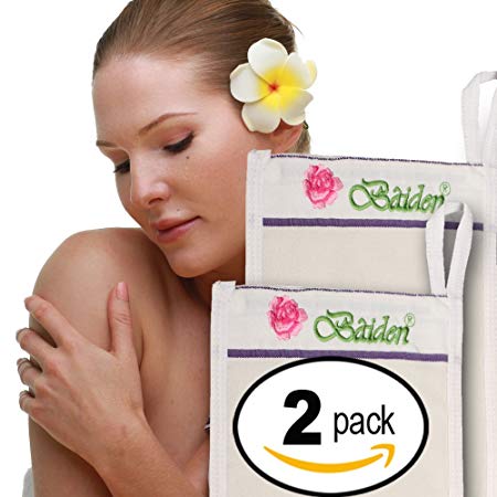 Best Keratosis Pilaris (Set of 2 Mitts) Eczema, Rosacea, Psoriasis Treatment. Deepest Physical Exfoliation for Rough, Bumpy Skin. Keep KP Under Control for Smooth, Softer, Clear, Beautiful Complexion