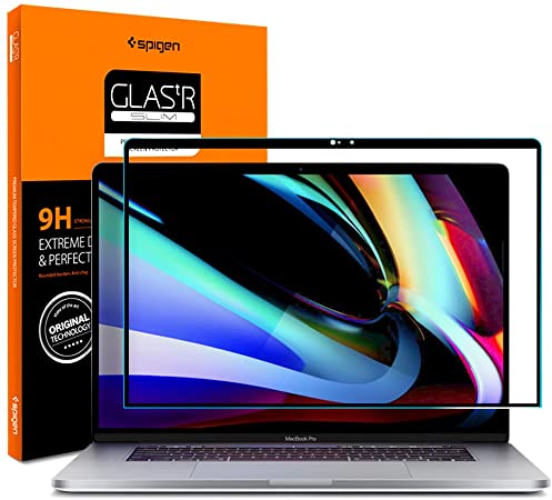 Spigen Tempered Glass Screen Protector Designed for MacBook Pro 16 inch (2019) [9H Hardness]