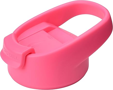 HYDRO CELL Easy Sip Coffee Cap for Wide Mouth Water Bottles - BPA Free Flip Top Replacement Lid - 64 oz, 40 oz, 32 oz, 24 oz, 18 oz, 14 oz. Sports Top Accessories (Pink Coffee Cap, 14oz-64oz)